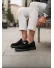Mocasini barbati H, casual, negri, piele eco, comozi , H02